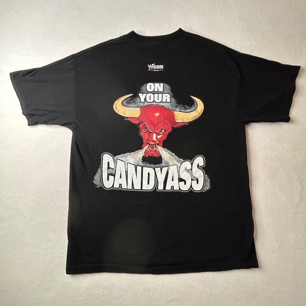 WWF The Rock VINTAGE Y2K 90s "Layeth the Smacketh Down!" XL T Shirt Collectible